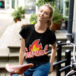 Sweet Fire Signature All-Over Print Crop Tee (Black)