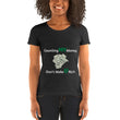 Don't Count My Money Ladies' short sleeve t-shirt